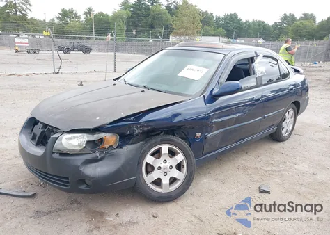 2005 Nissan Sentra Se-R из США, поврежденный, VIN 3N1AB51D45L493515